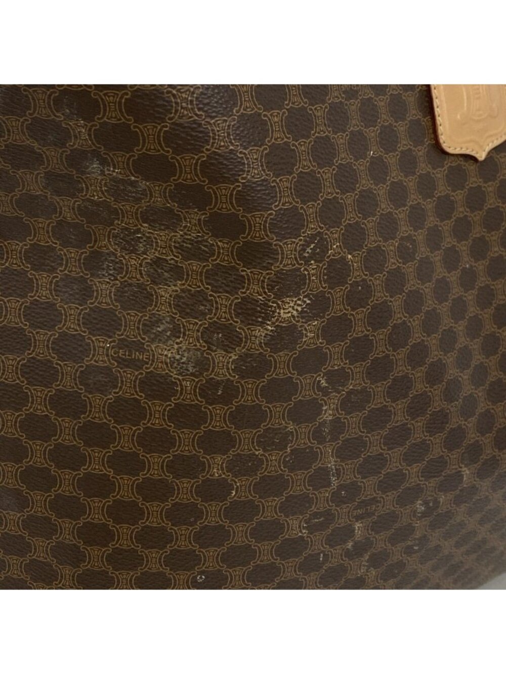 Celine Tote Macadam Brown Gold - Picture 6 of 10